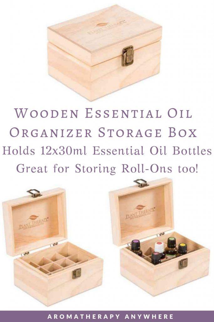 Plant Therapy Wooden Essential Oil Storage Box