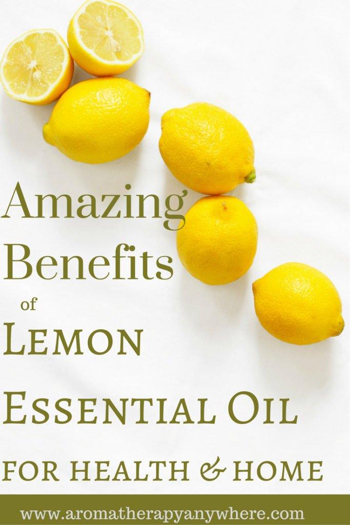 Lemon essential oil benefits for health and home