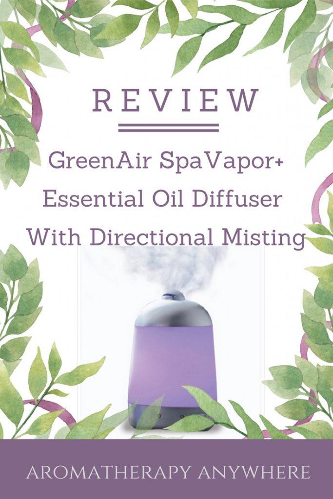 GreenAir SpaVapor+ Diffuser Humidifier with directional misting