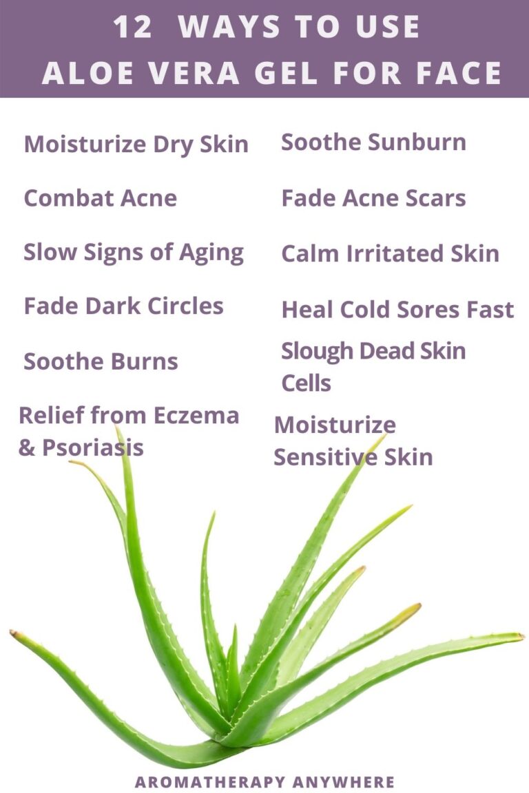 Aloe Vera Gel For Face Benefits + How To Use - Aromatherapy Anywhere