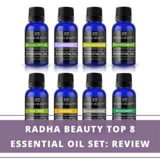 set of essential oils by Radha Beauty