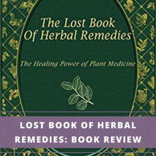 cover of book on lost book of herbal remedies