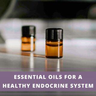 two bottles of essential oils