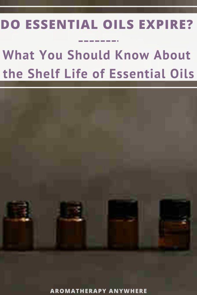 4 bottles of essential oil