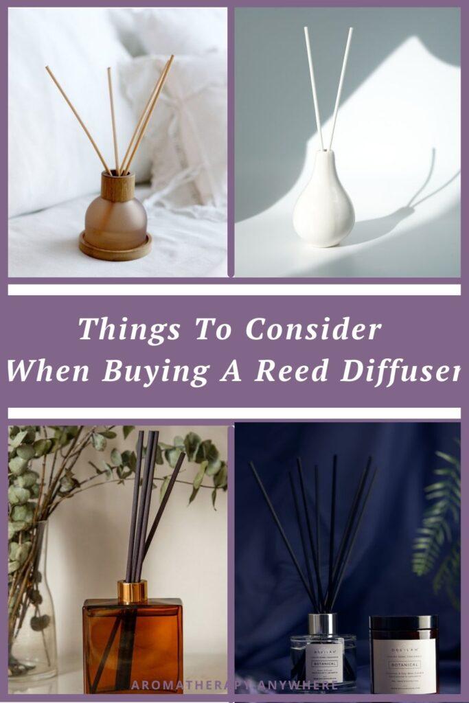 collage of reed diffusers