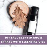 spray bottle with fall scented room spray
