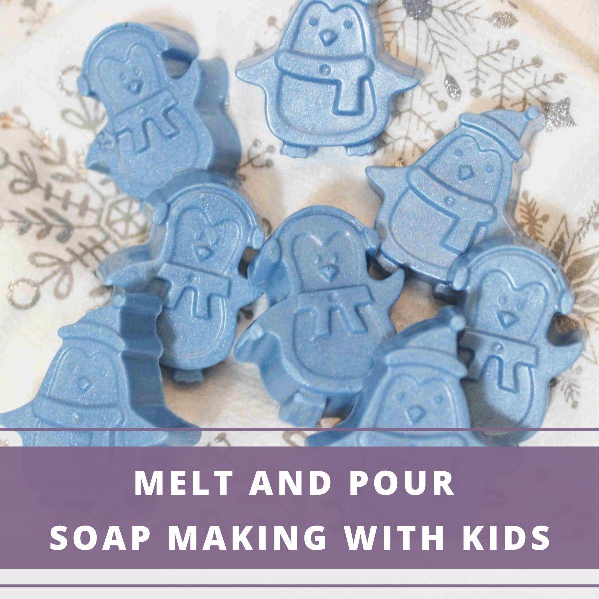 MELT AND POUR PENGUIN SOAPS Crafts Mad in Crafts