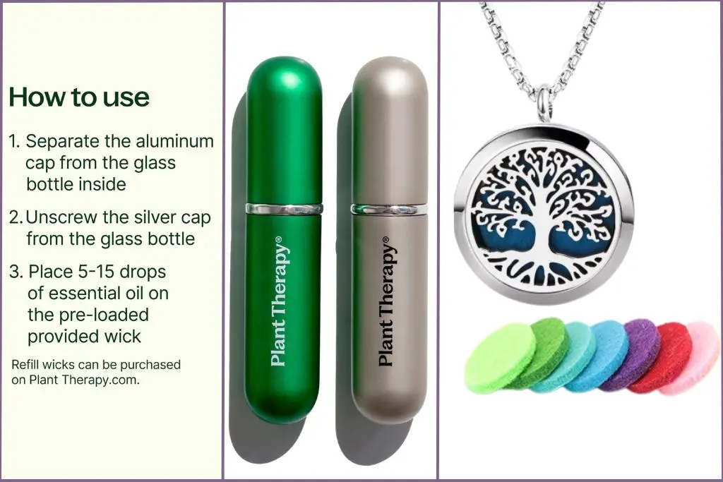 Plant Therapy Inhaler and aromatherapy pendant for altitude sickness