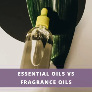 clear bottle with dropper cap - essential oils vs. fragrance oils