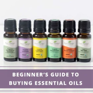 6 Plant Therapy essential oil bottles- guide to buying essential oils