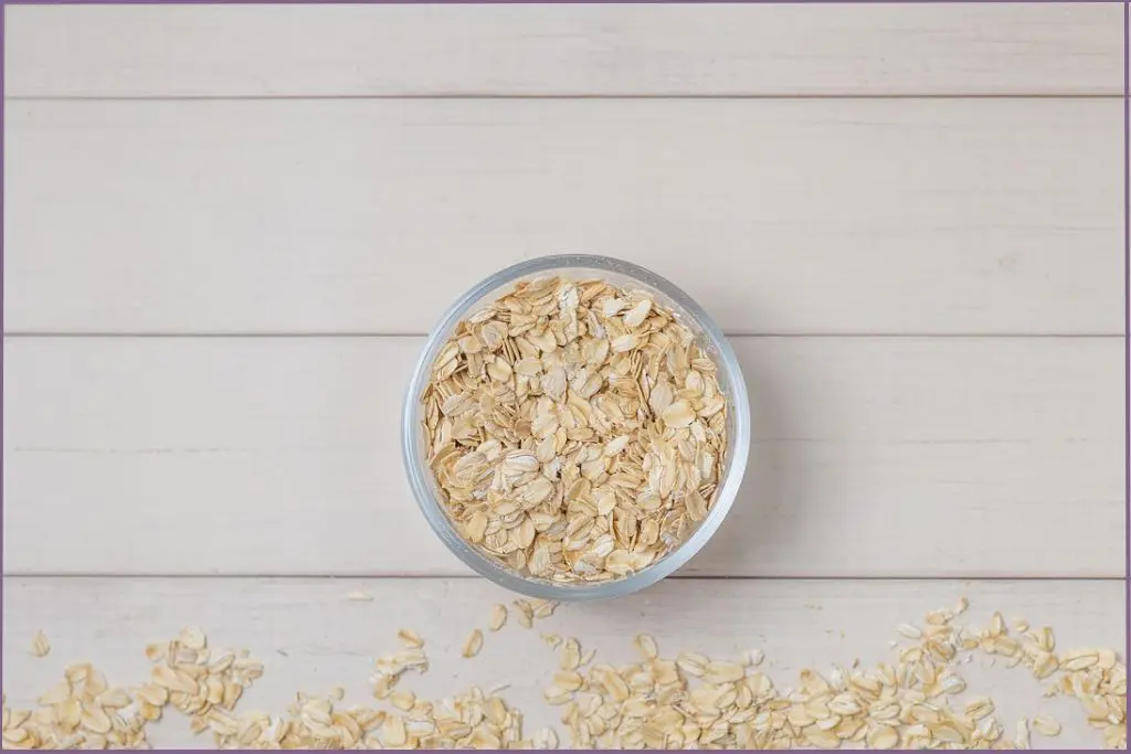 oatmeal in white bowl