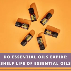 6 bottles of kumquat essential oils arranged in a circle - do essential oils expire