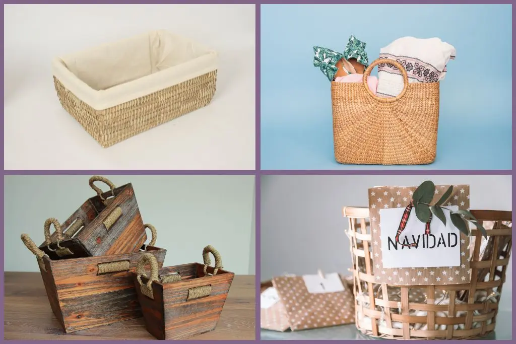 4 types of baskets for creating gift baskets