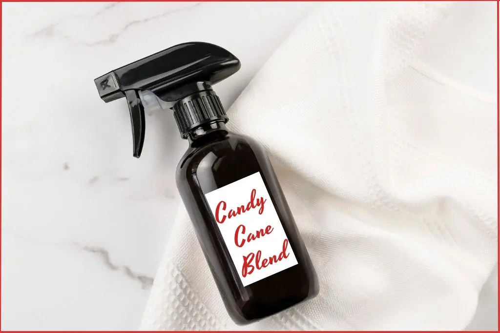 room freshener spray on white cloths