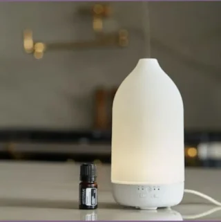 white essential oil diffuser