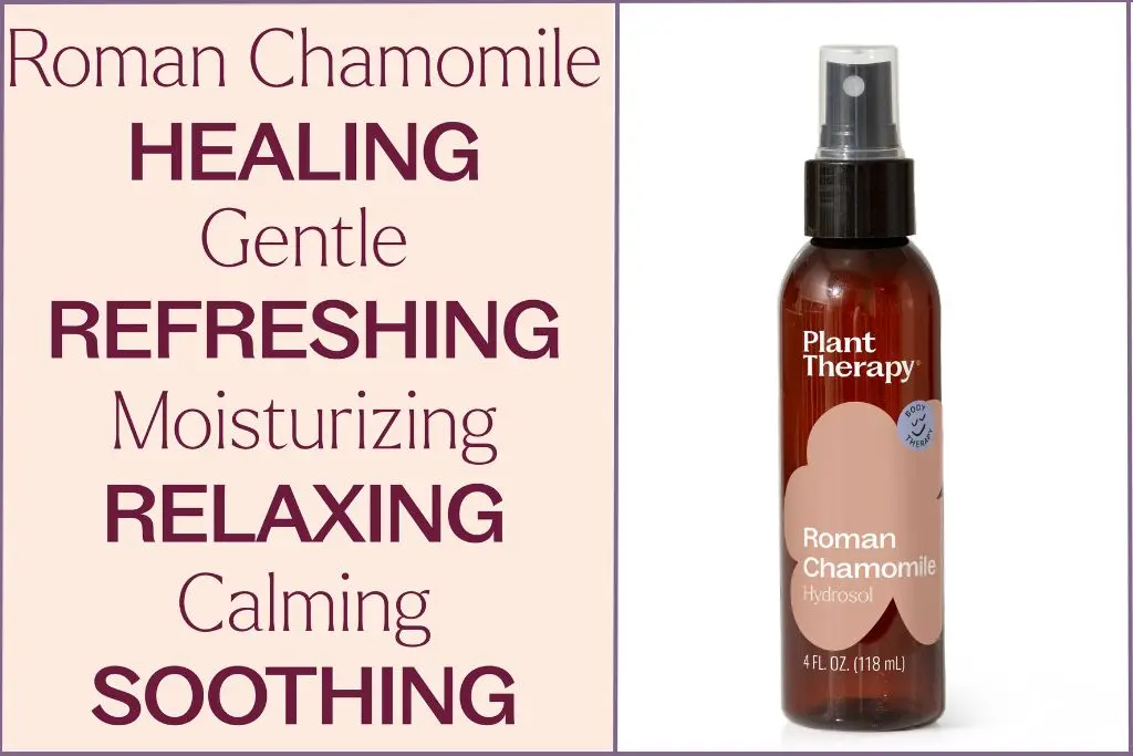 Bottle of Plant Therapy Roman chamomile hydrosol