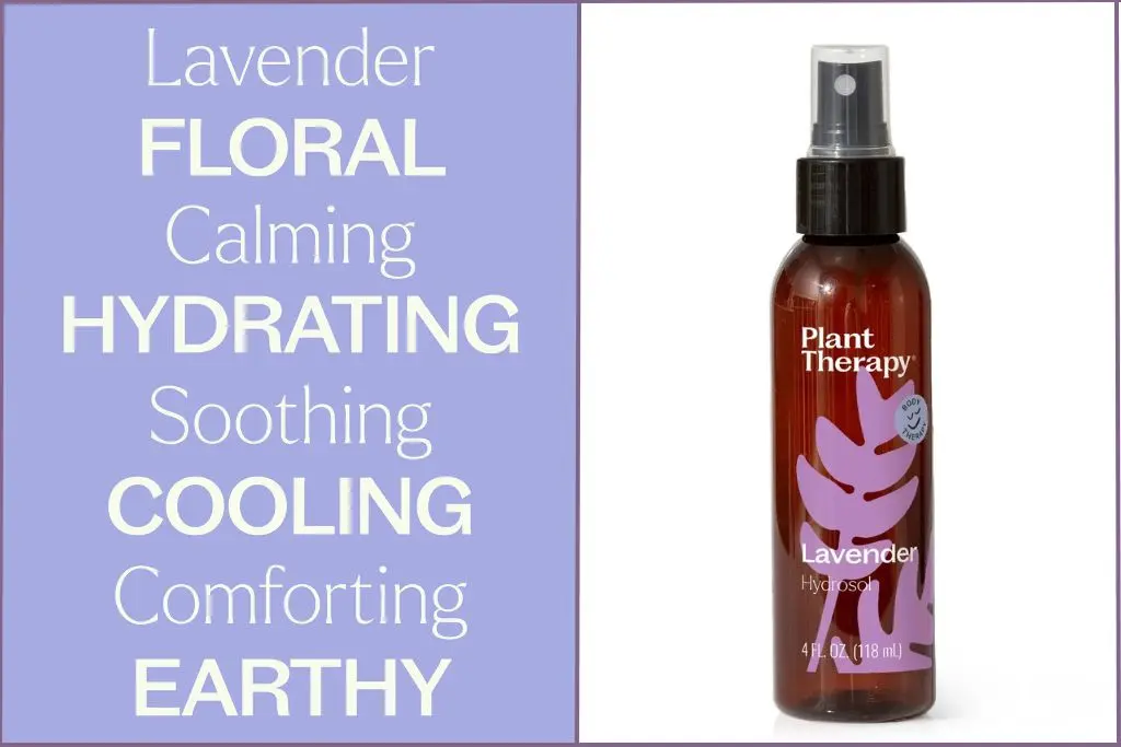 Bottle of Plant Therapy lavender hydrosol