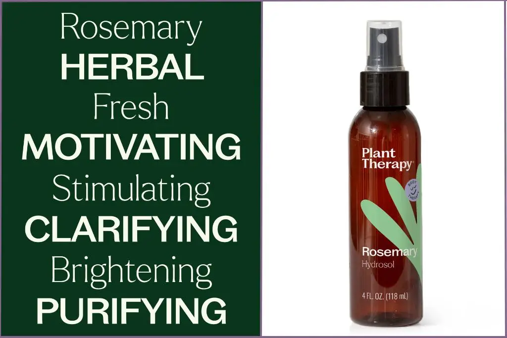Bottle of Plant Therapy Rosemary hydrosol