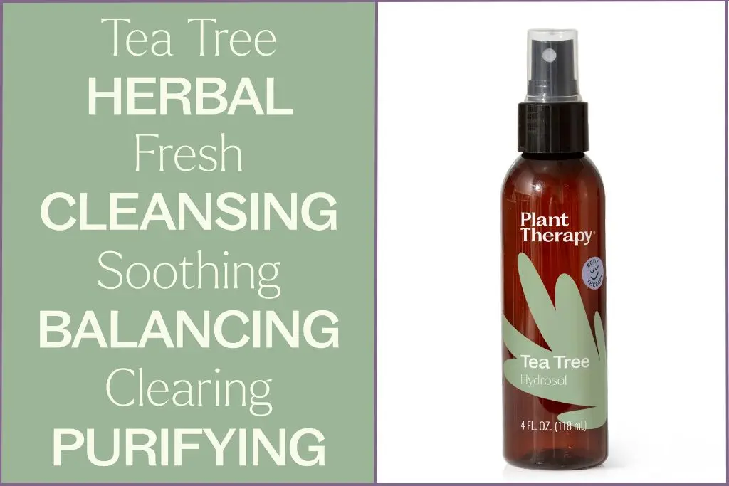Bottle of Plant Therapy tea tree hydrosol