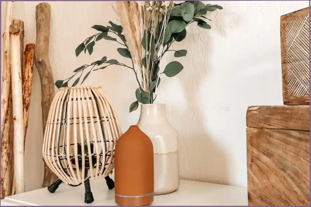 brown aroma diffuser with Thanksgiving essential oil blend