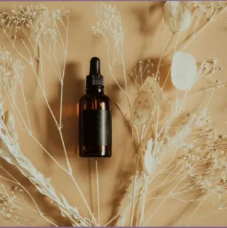 Bottle of Thanksgiving essential oil blend