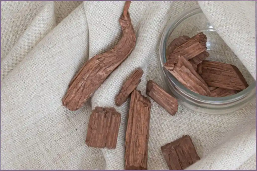 cedarwood chips used as natural closet fresheners with essential oils