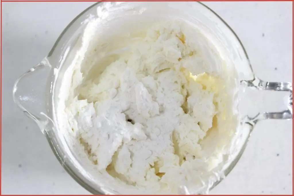 top view of whipped cocoa butter and tallow